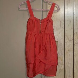 Coral mini Dress